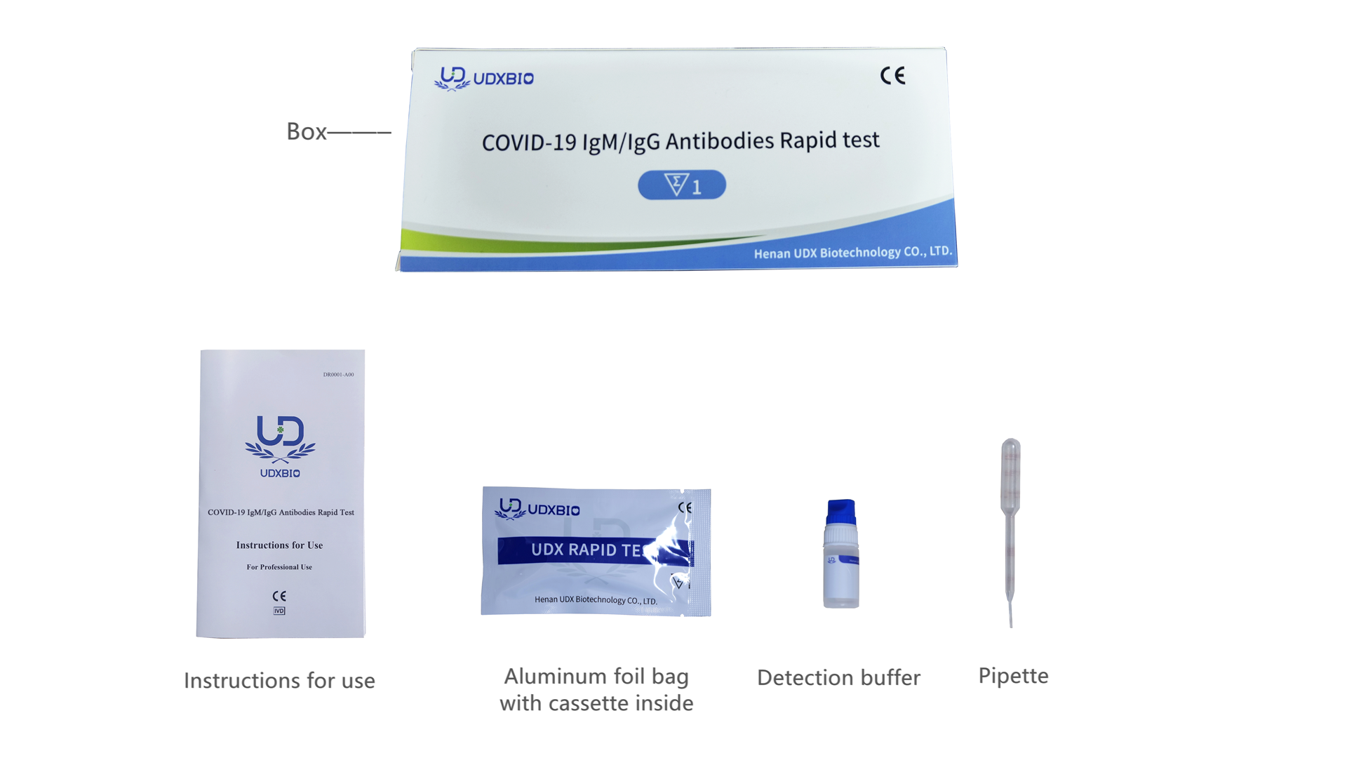 ኮቪድ-19 IgM/IgG ፀረ እንግዳ አካላት ፈጣን ሙከራ ኪት (ኮሎይድ ወርቅ)